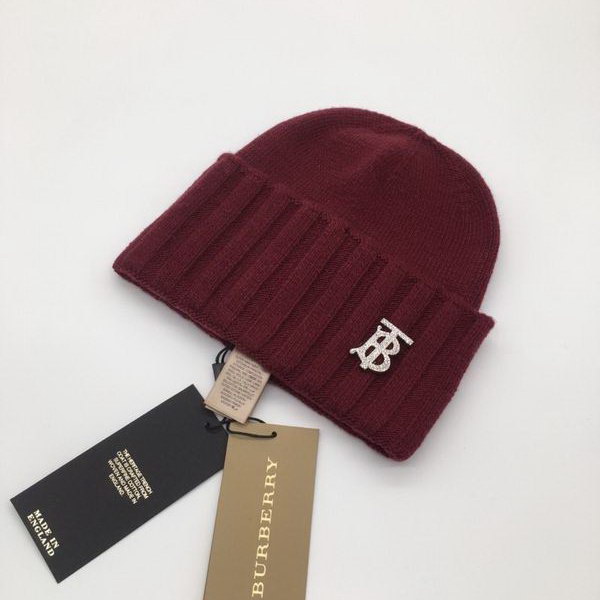 官网同步20秋季最新款-Burberry新款毛线针织帽子，专柜同步，冬季必备款
