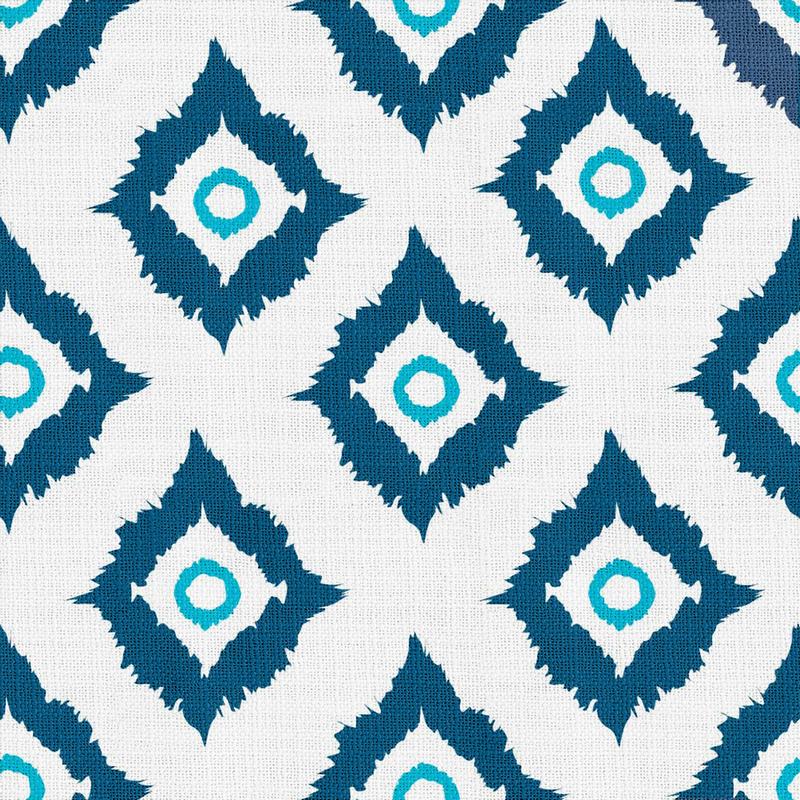 Abstract Print Polyester Linen Curtain Drapery with Privacy Blackout Thermal Lining BRENDA