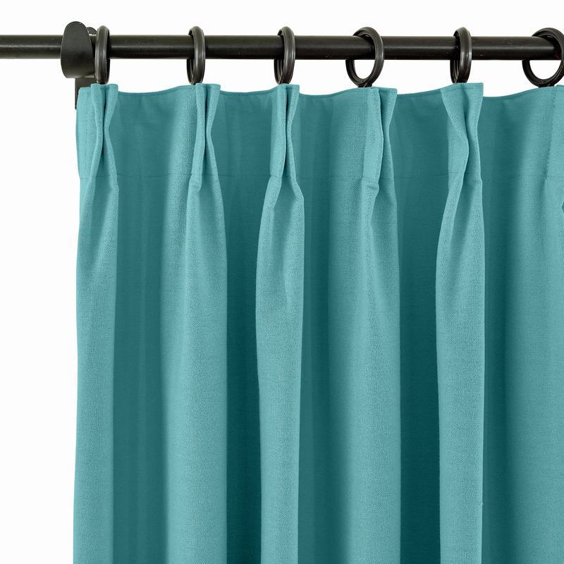 CUSTOM Capri Pagoda Blue Blackout Curtains with Liner