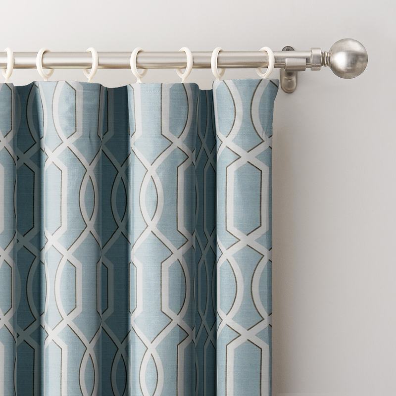 Imperial Trellis Curtain Drape Panel LUCY