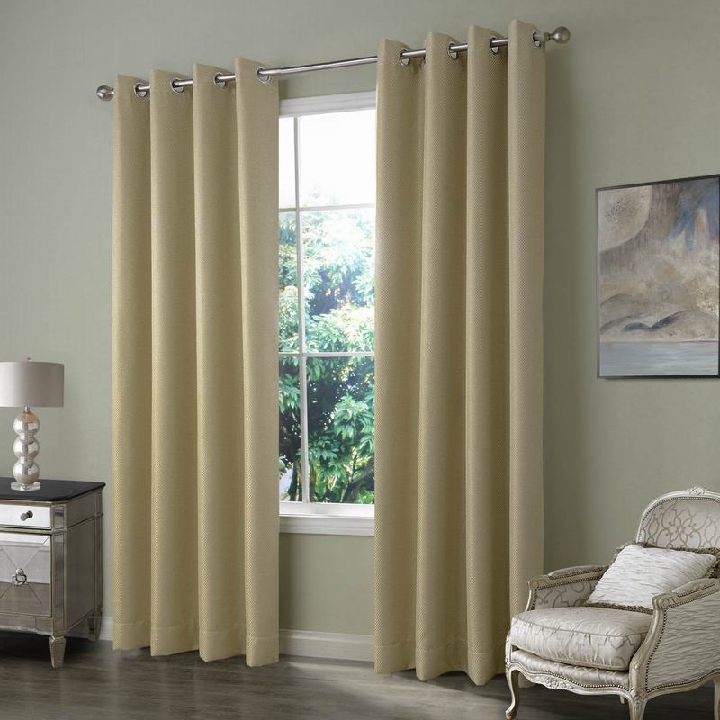 Waffle Woven Blackout Curtain HELMUT
