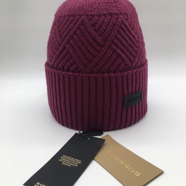 官网同步20秋季最新款-Burberry新款毛线针织帽子，专柜同步，冬季必备款