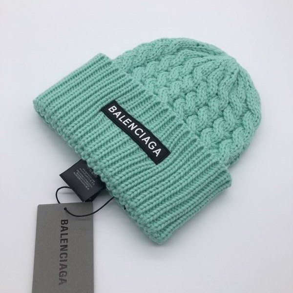 官网同步20秋季最新款-balenciaga新款毛线针织帽子，专柜同步，冬季必备款