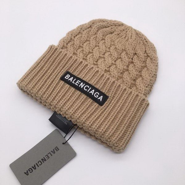 官网同步20秋季最新款-balenciaga新款毛线针织帽子，专柜同步，冬季必备款