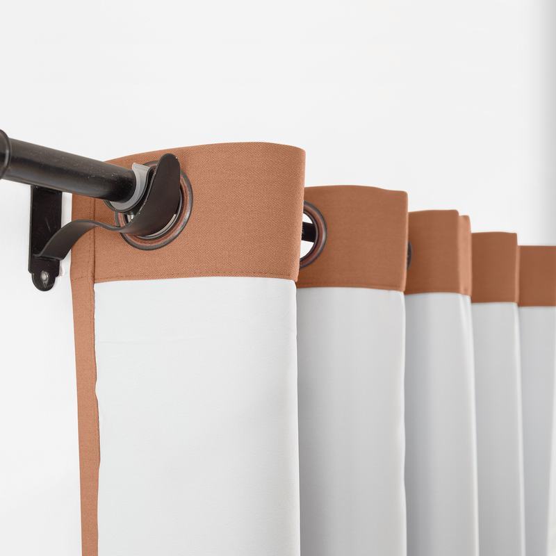 CUSTOM Capri Rust Blackout Curtains with Liner