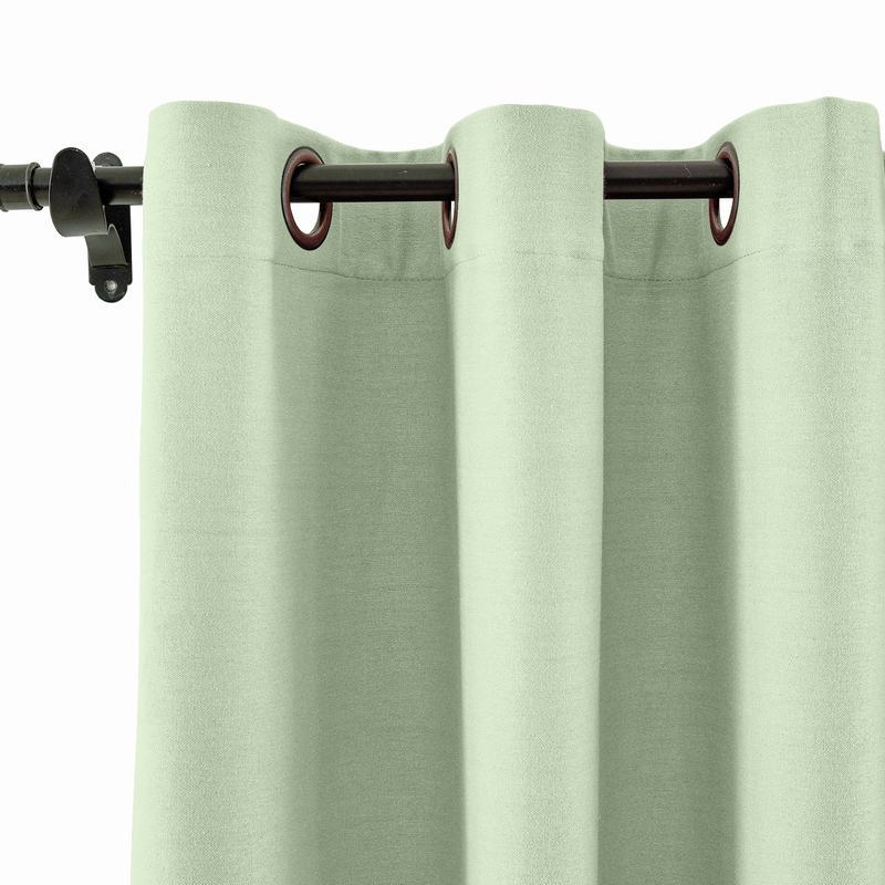 CUSTOM Capri Sky Mint Blackout Curtains with Liner