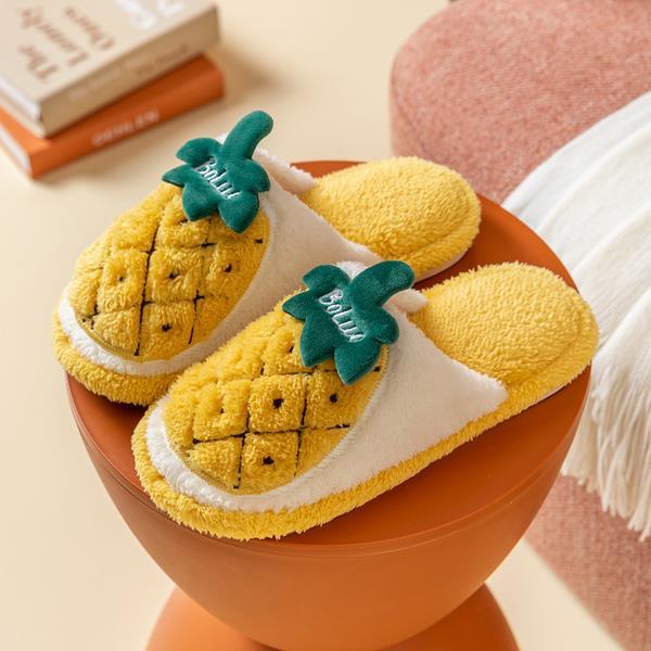 Warm Cute Plush Fruit Cotton Slippers SS0819