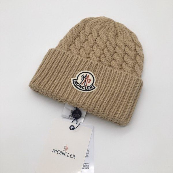 官网同步20秋季最新款-Moncler新款毛线针织帽子，专柜同步，冬季必备款