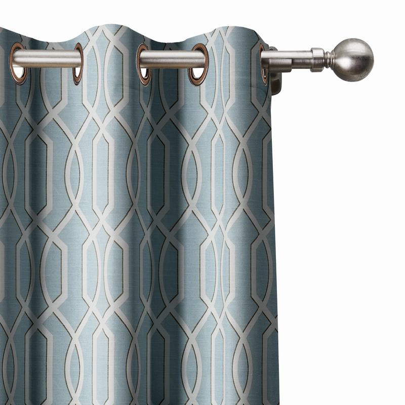 Imperial Trellis Curtain Drape Panel LUCY