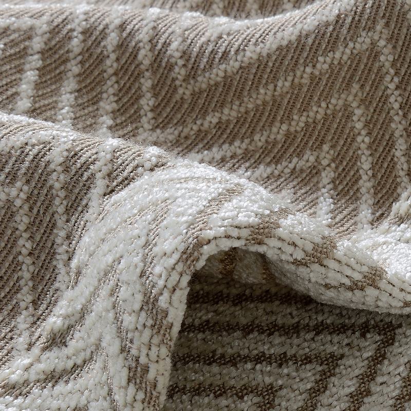 Polyester Chenille Jacquard Curtain Wave Soft Handfeel Drape ZINGE