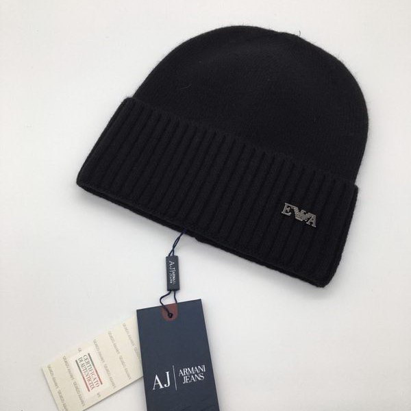 官网同步20秋季最新款-armani新款毛线针织帽子，专柜同步，冬季必备款