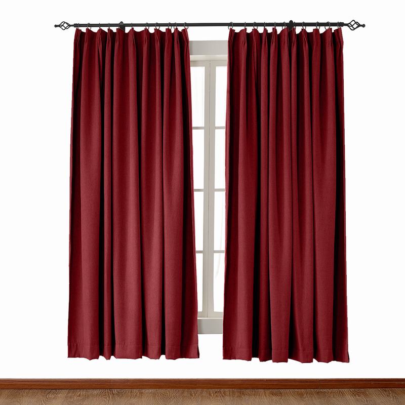 OLIVE Luxury Textured Faux Linen Curtain