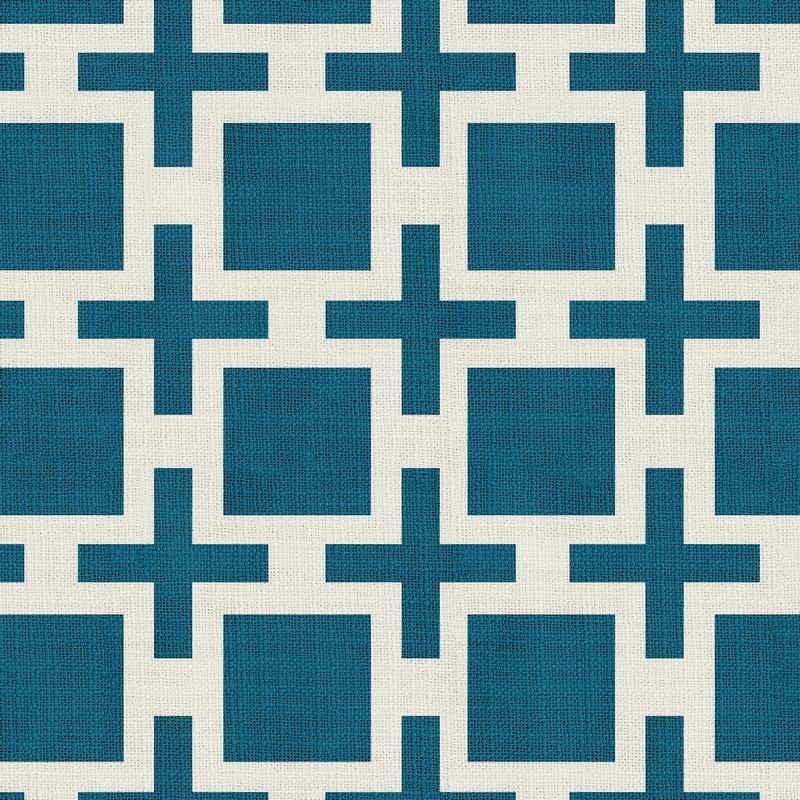 Abstract Print Polyester Linen Curtain Drapery with Privacy Blackout Thermal Lining CHELSEA