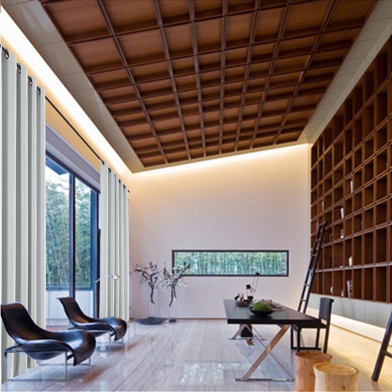 Jacquard Circle Bubble Wrinkle Blackout Curtain Drapery Bella