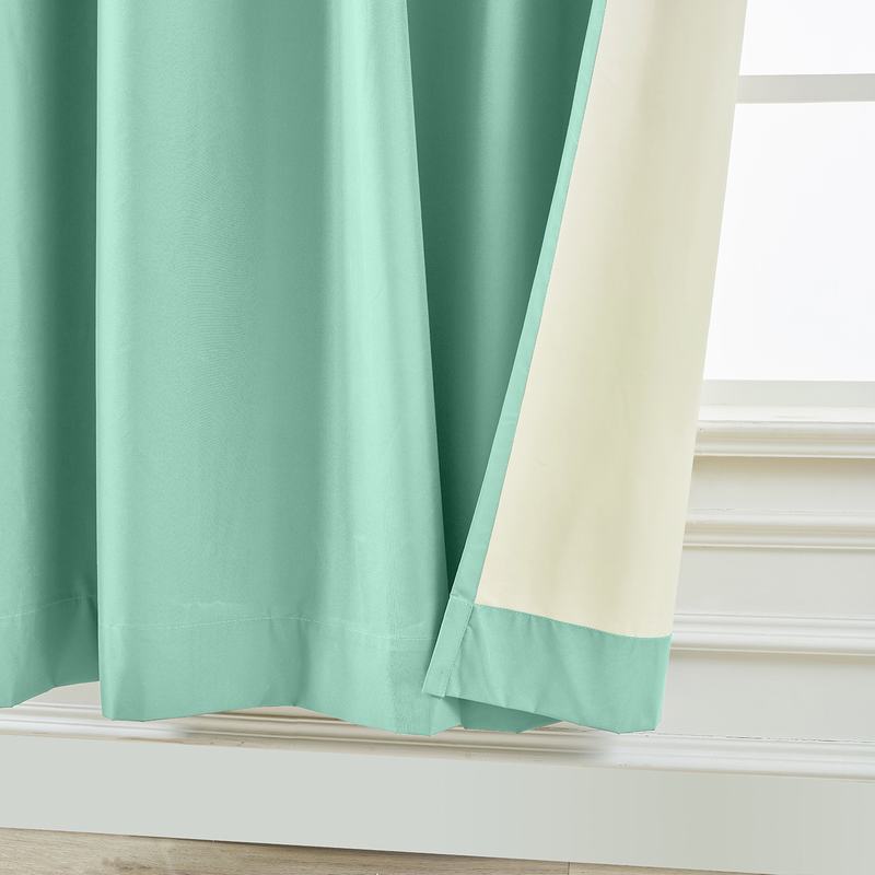 100% Blackout Curtain Thermal Foam Coated Drapery Custom SABA