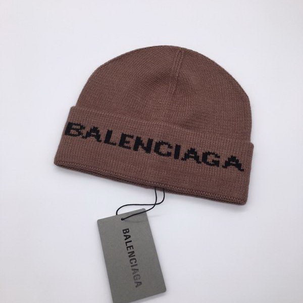 官网同步20秋季最新款-balenciaga新款毛线针织帽子，专柜同步，冬季必备款