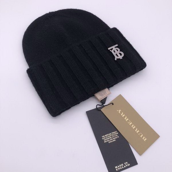官网同步20秋季最新款-Burberry新款毛线针织帽子，专柜同步，冬季必备款