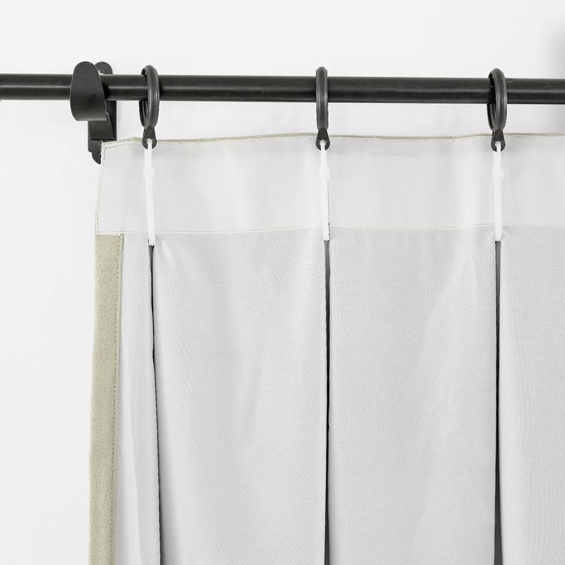 CUSTOM Capri Beige Blackout Curtains with Liner