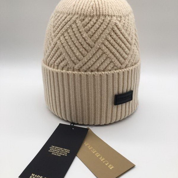 官网同步20秋季最新款-Burberry新款毛线针织帽子，专柜同步，冬季必备款
