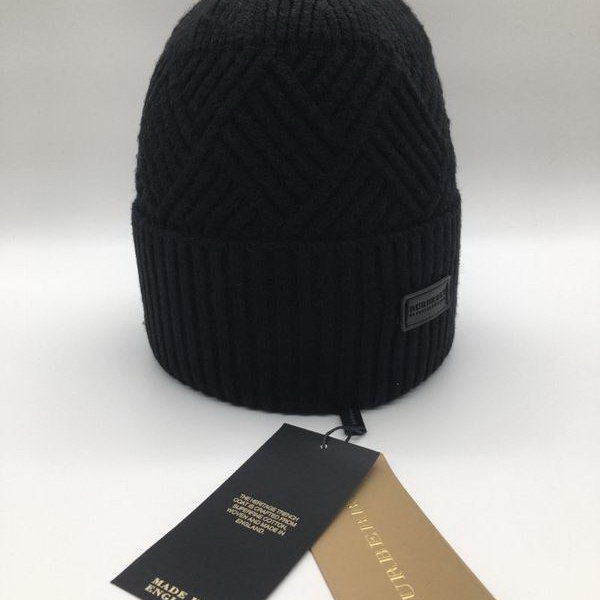 官网同步20秋季最新款-Burberry新款毛线针织帽子，专柜同步，冬季必备款