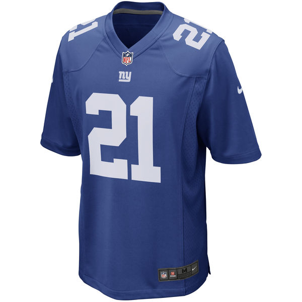 Men's New York Giants Landon Collins Nike Blue Game Jersey