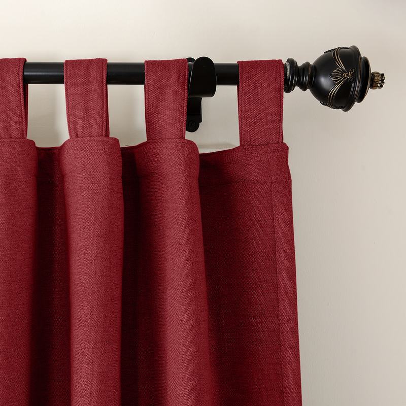 OLIVE Luxury Textured Faux Linen Curtain