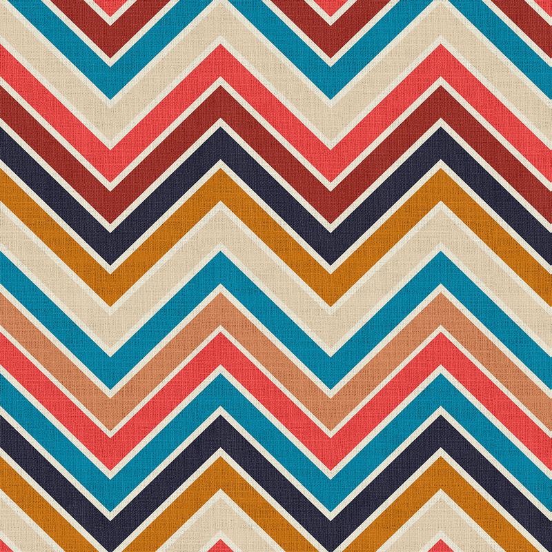 Abstract Print Polyester Linen Curtain Drapery with Privacy Blackout Thermal Lining BARBARA