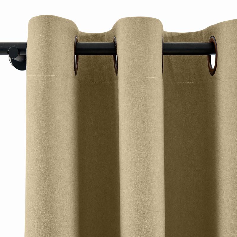 Room Darkening Curtain Drapery Panel YEFFA