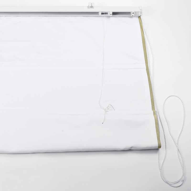 ISABELLA Cotton Linen Polyester Roman Shade