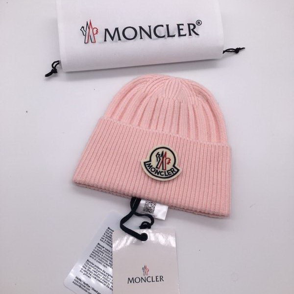 官网同步20秋季最新款-Moncler新款毛线针织帽子，专柜同步，冬季必备款