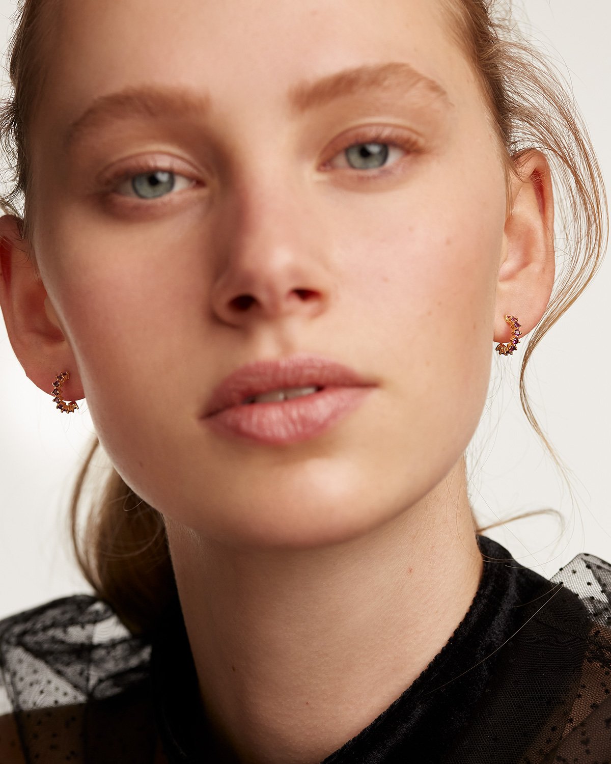 Violet Bird earrings