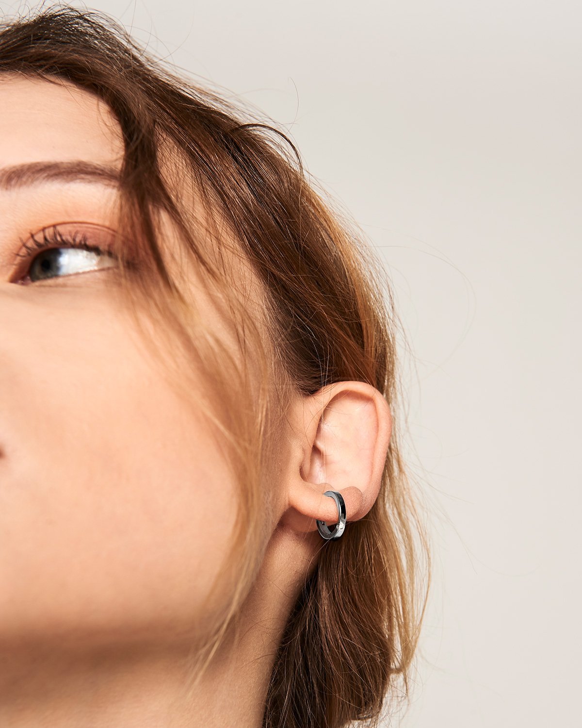 Malai silver earrings