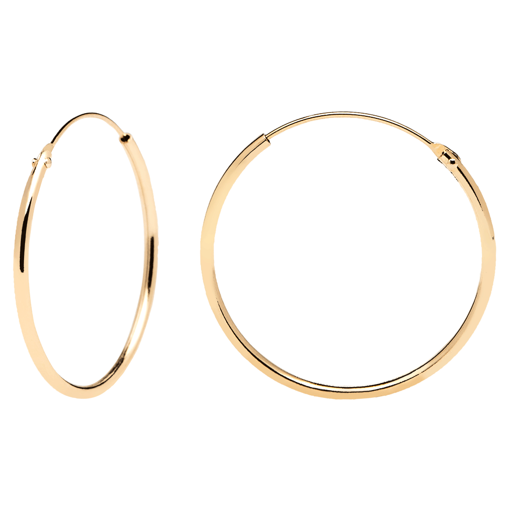 Large Hoops Gold