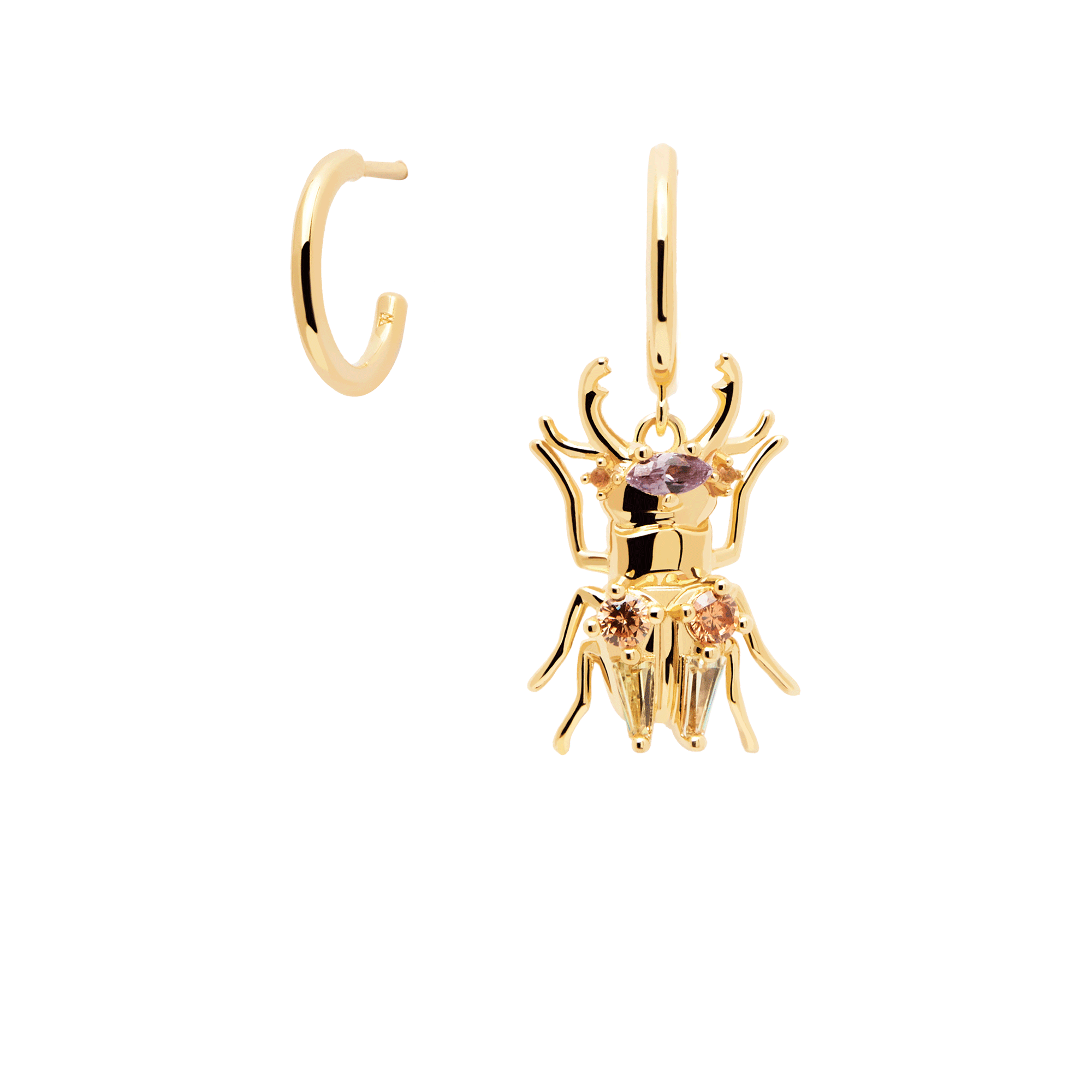 Strength Beetle Earrings