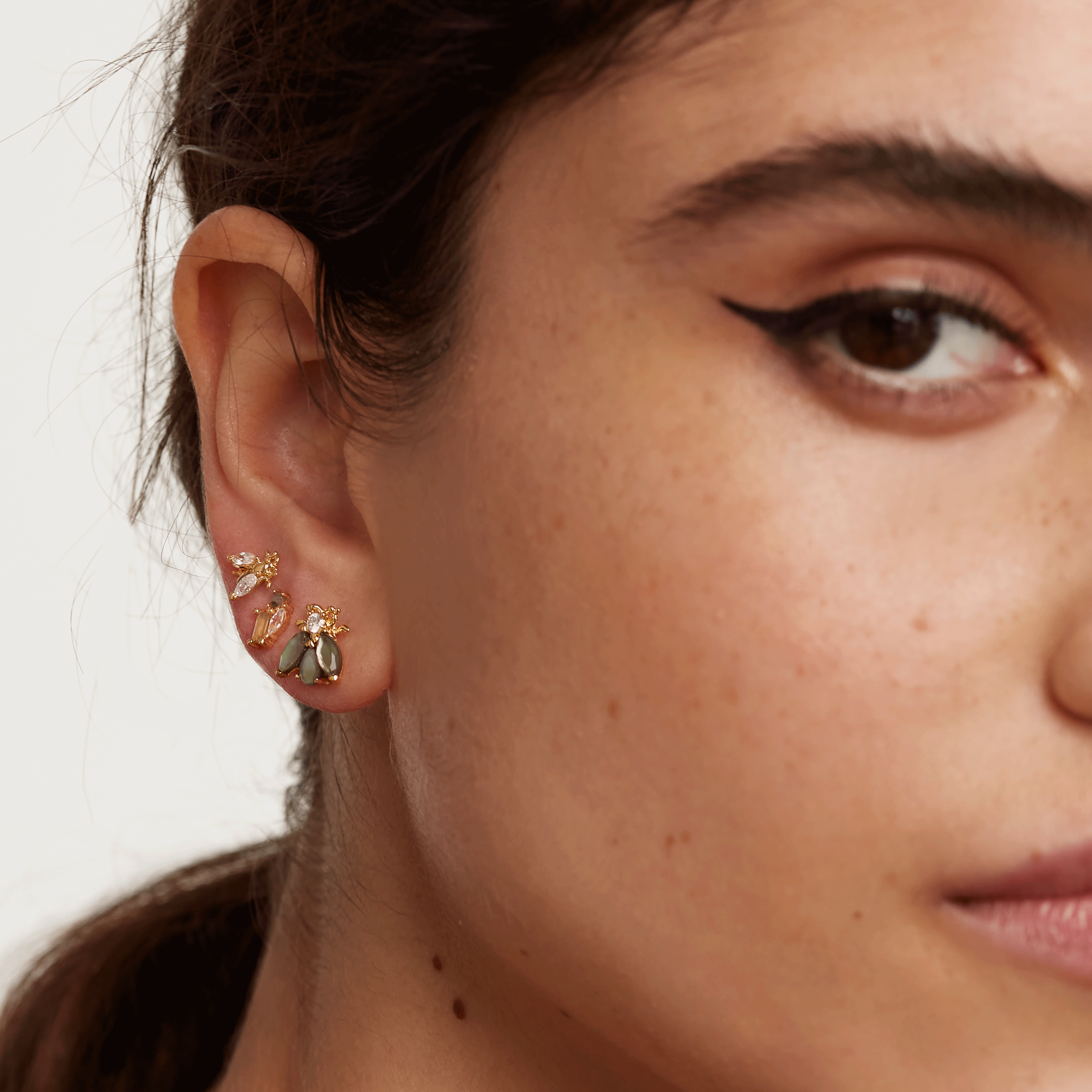 LA BAMBA GOLD EARRINGS SET