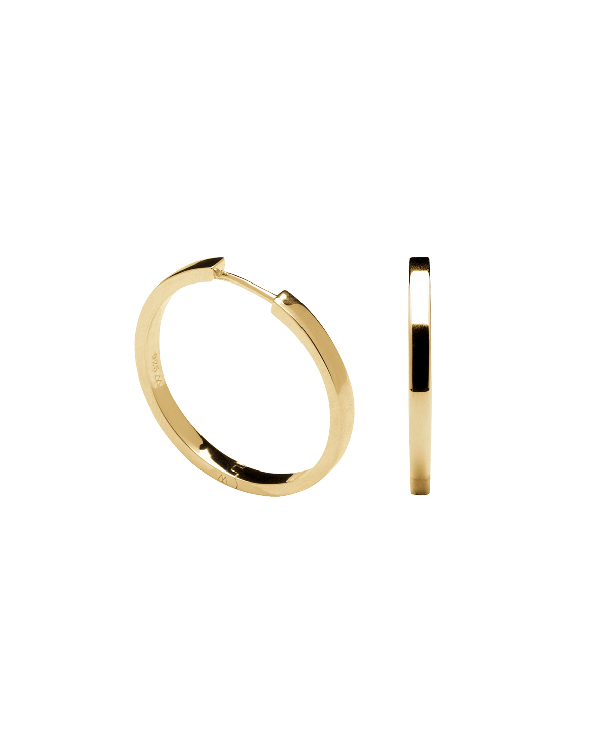 Grand Malai gold earrings