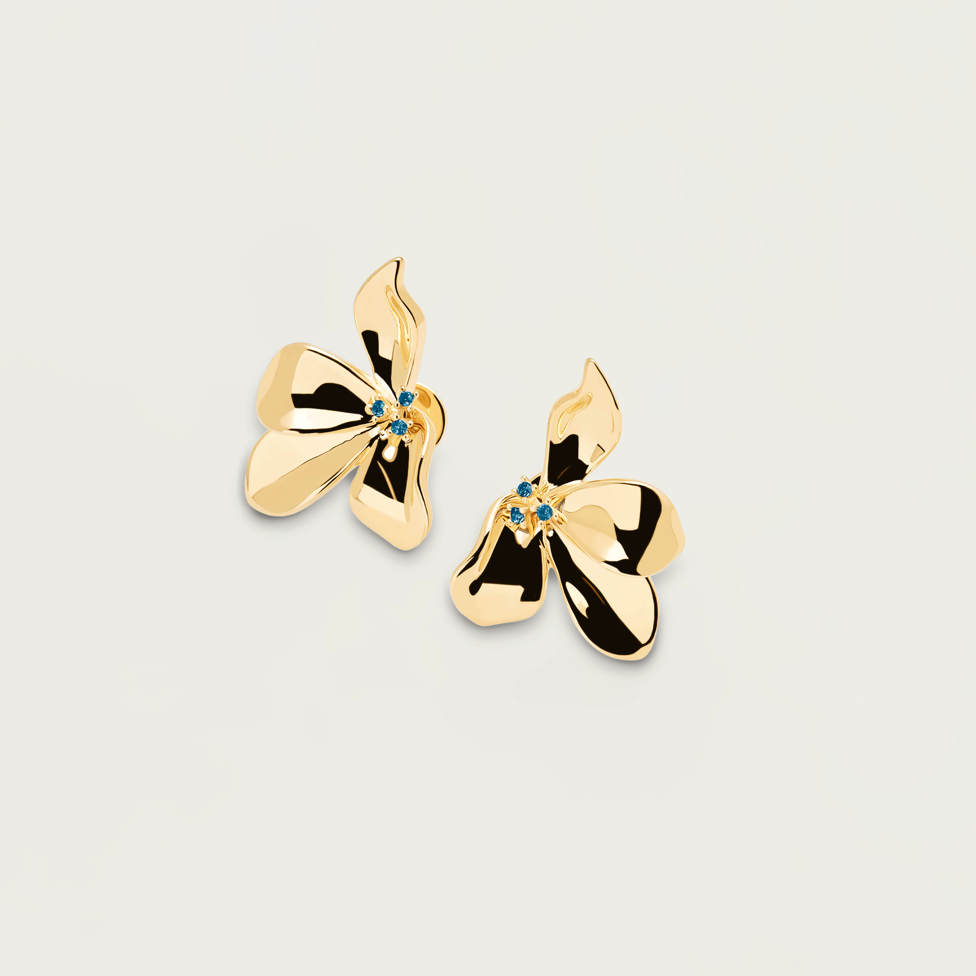 Fleur Gold Earrings