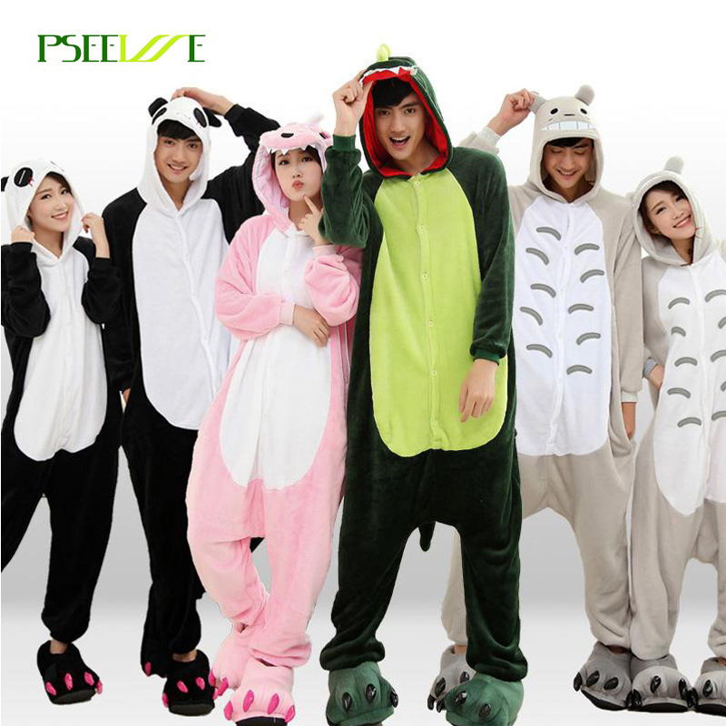 2016 Winter Pajama sets Women pijama unicornio Panda stitch unicornio onesies for adults Animal Pajamas Cartoon Cosplay pyjama