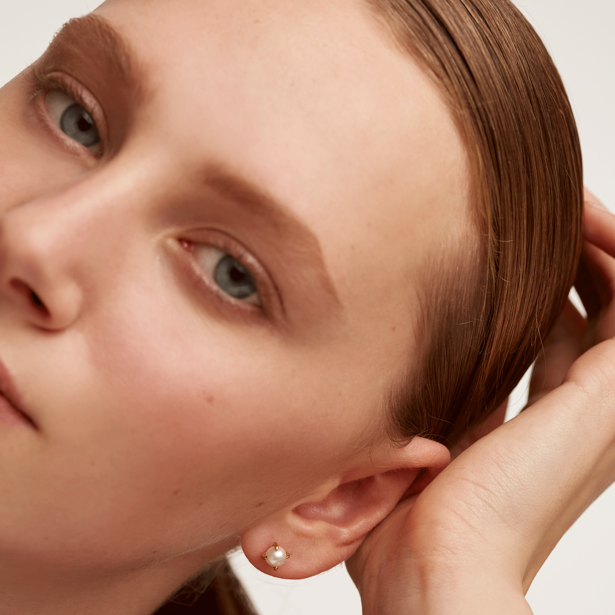 Solitary Pearl Earrings