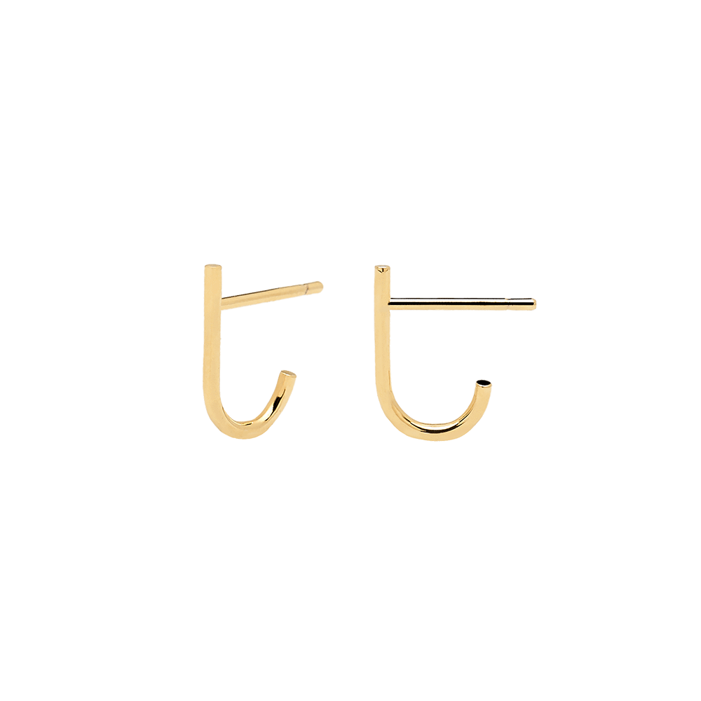 Light Bird Gold Earrings