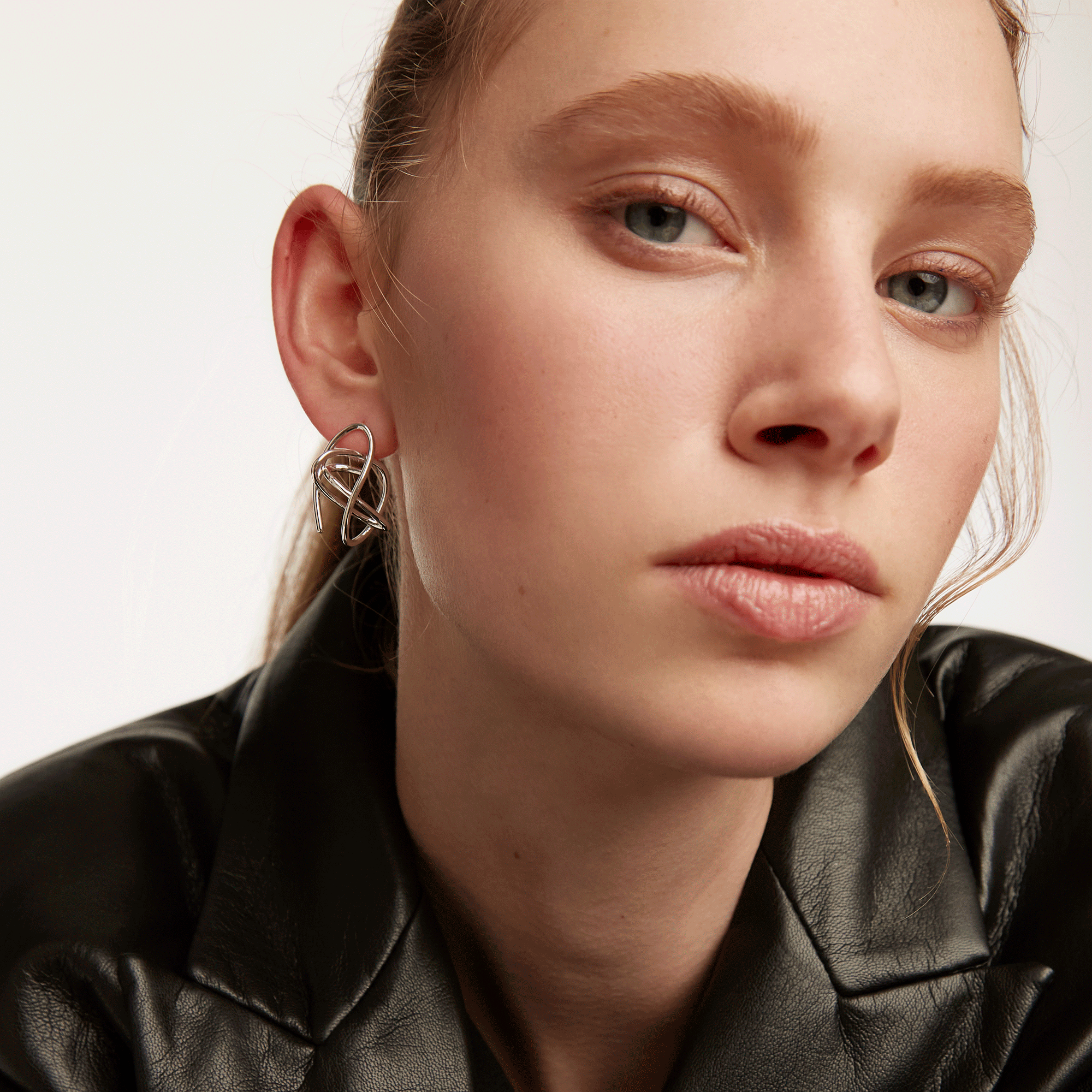 Esha Silver Earrings