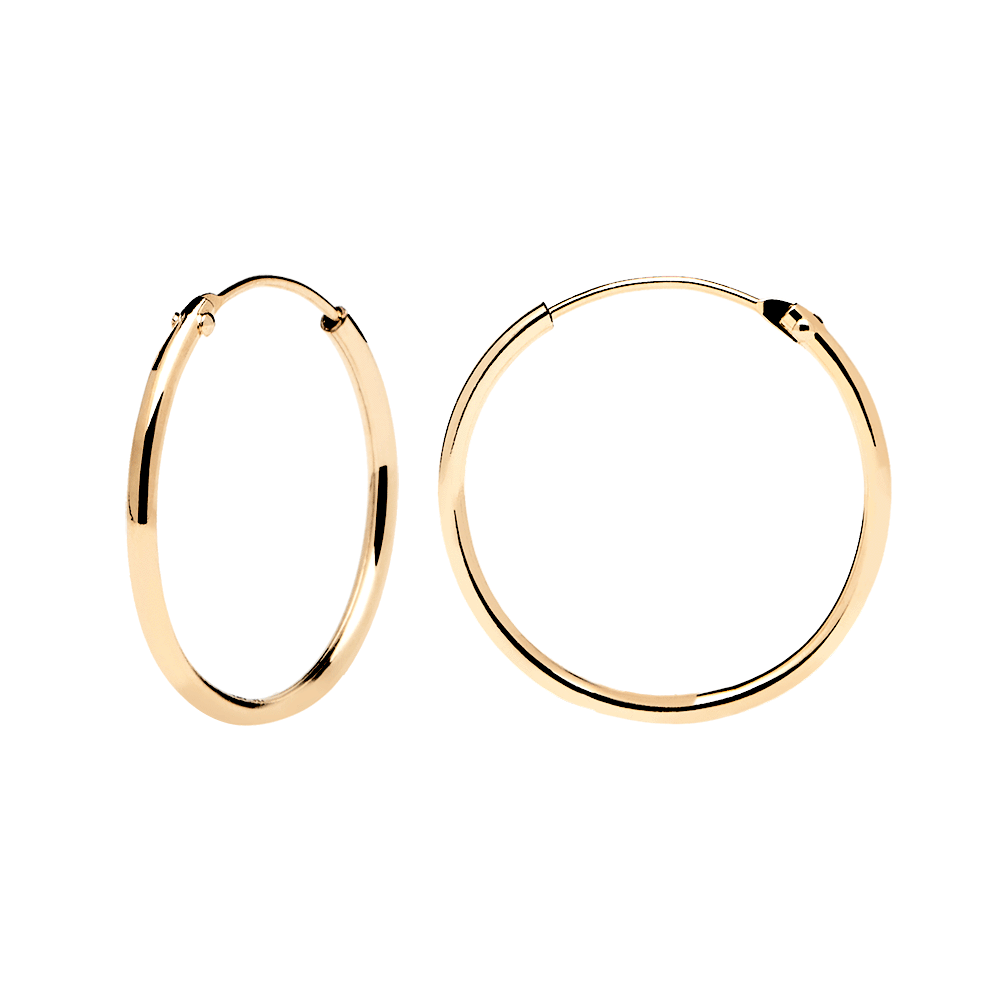 Medium Hoops Gold