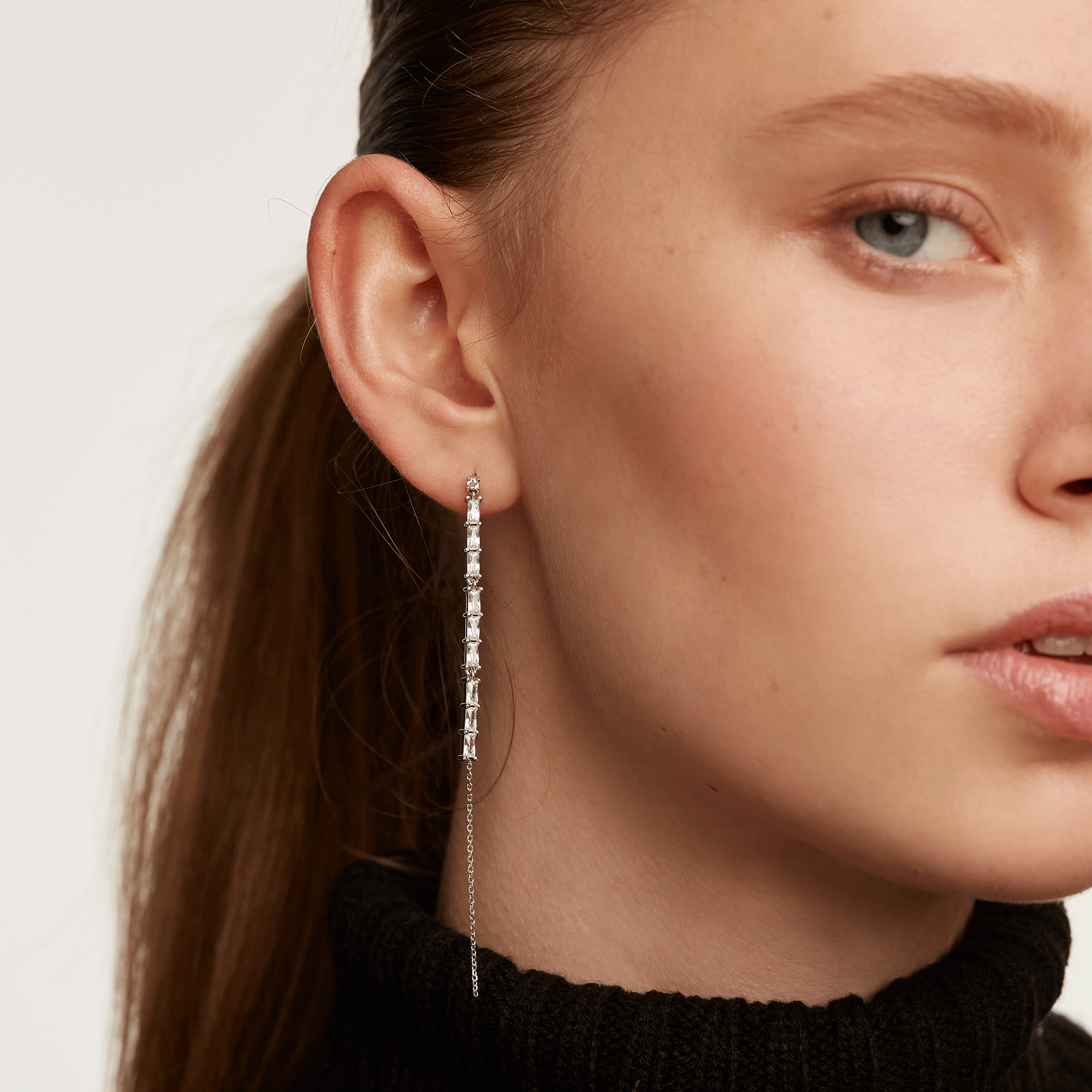 Idris Silver earrings