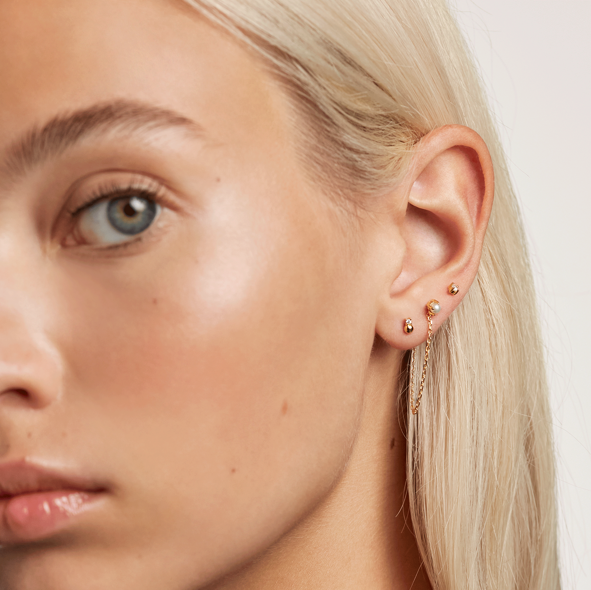 Charlie Gold Earrings Set