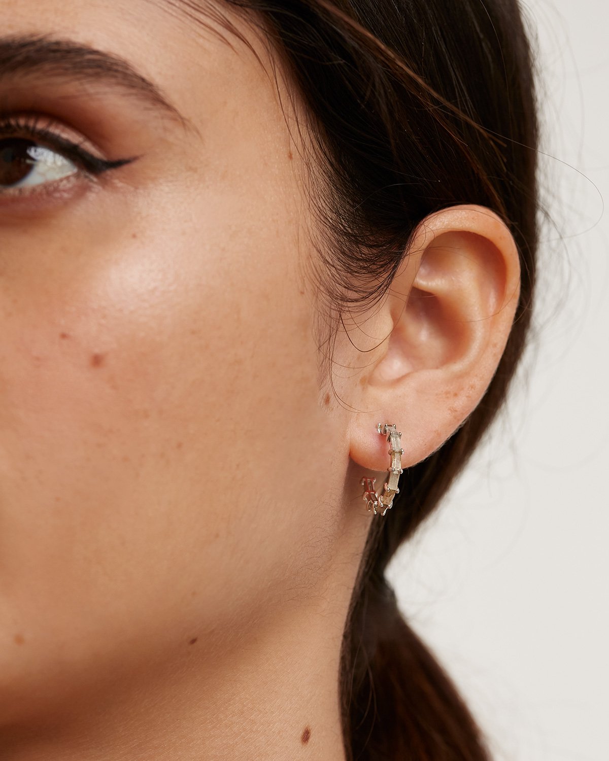 Pistil Silver Earrings