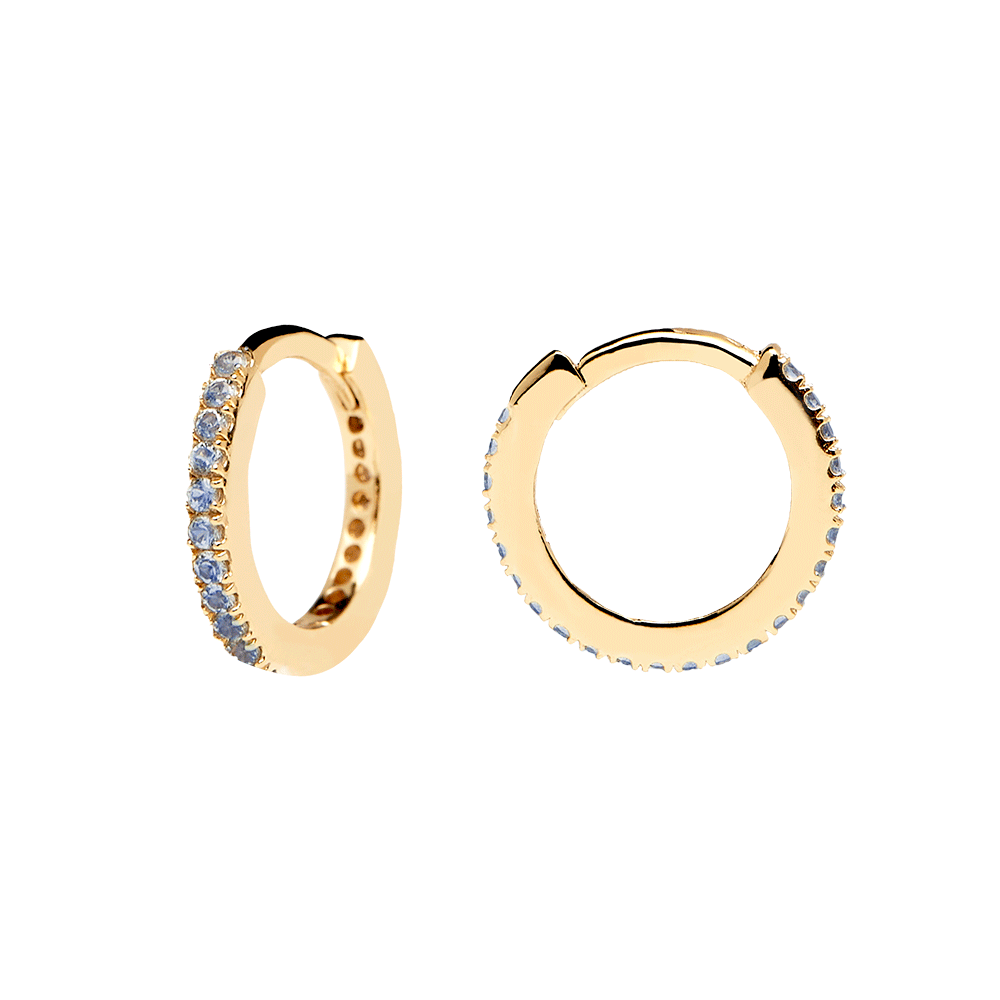 Celeste Mini Hoops Gold