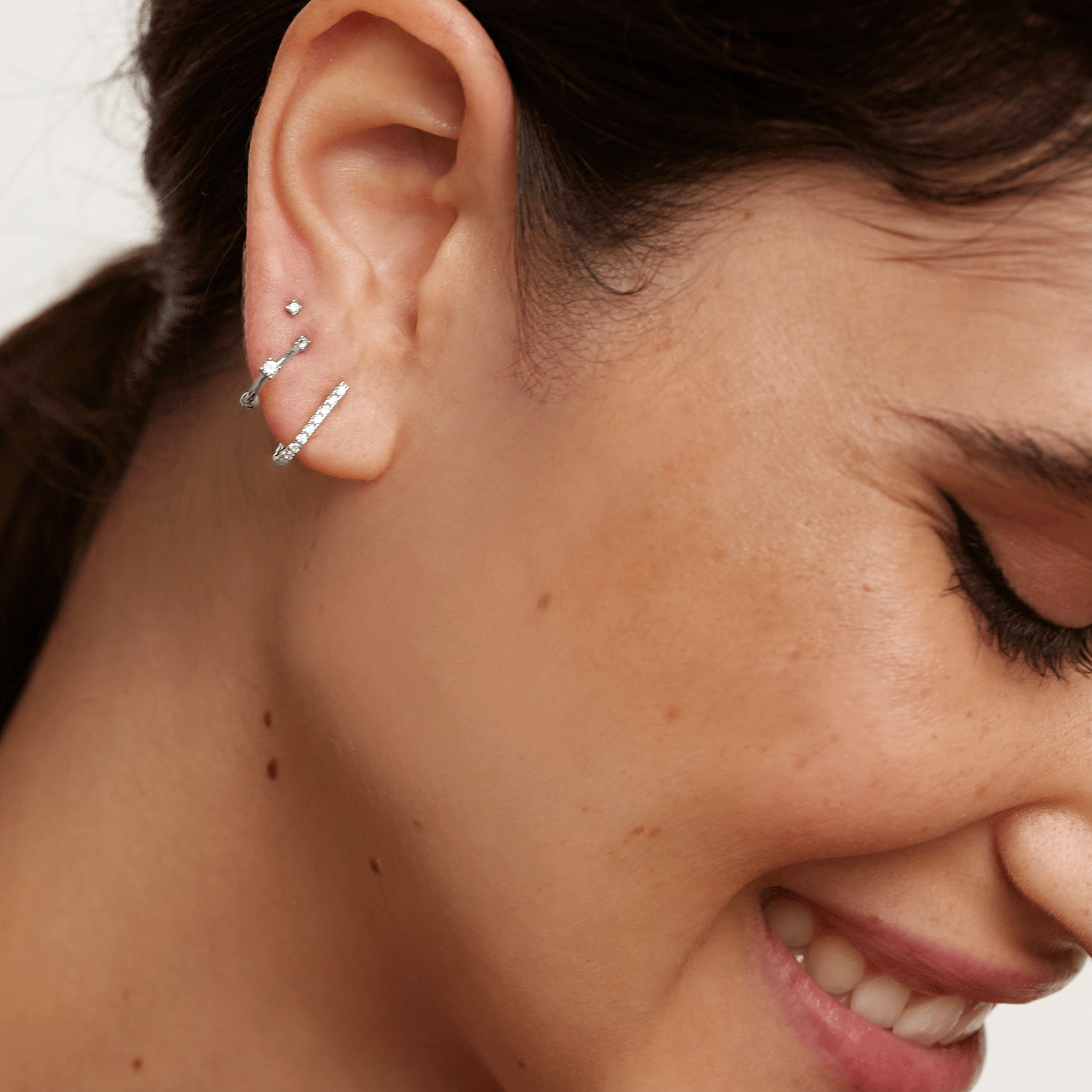 L'Oiseau Silver Earrings Set