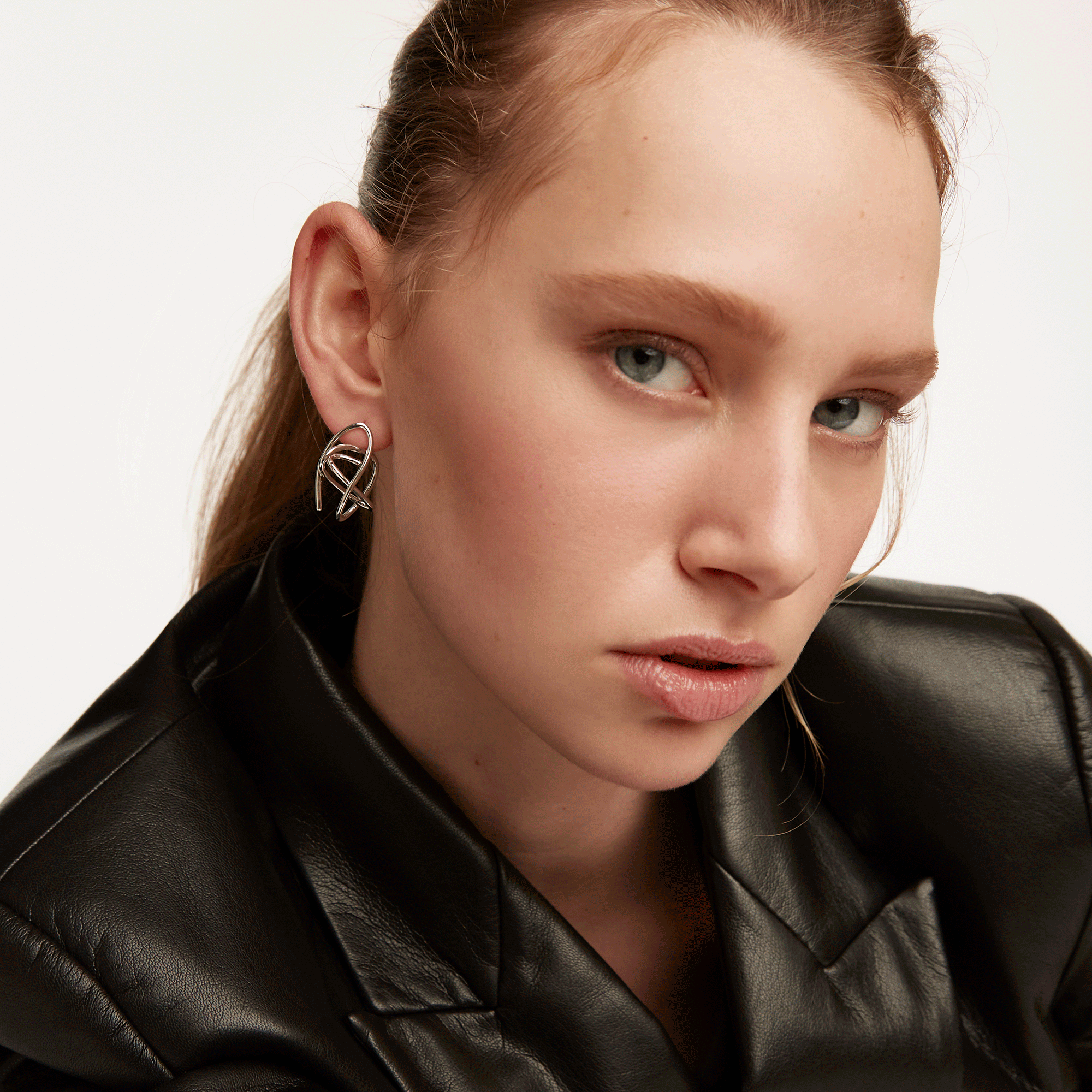 Esha Silver Earrings