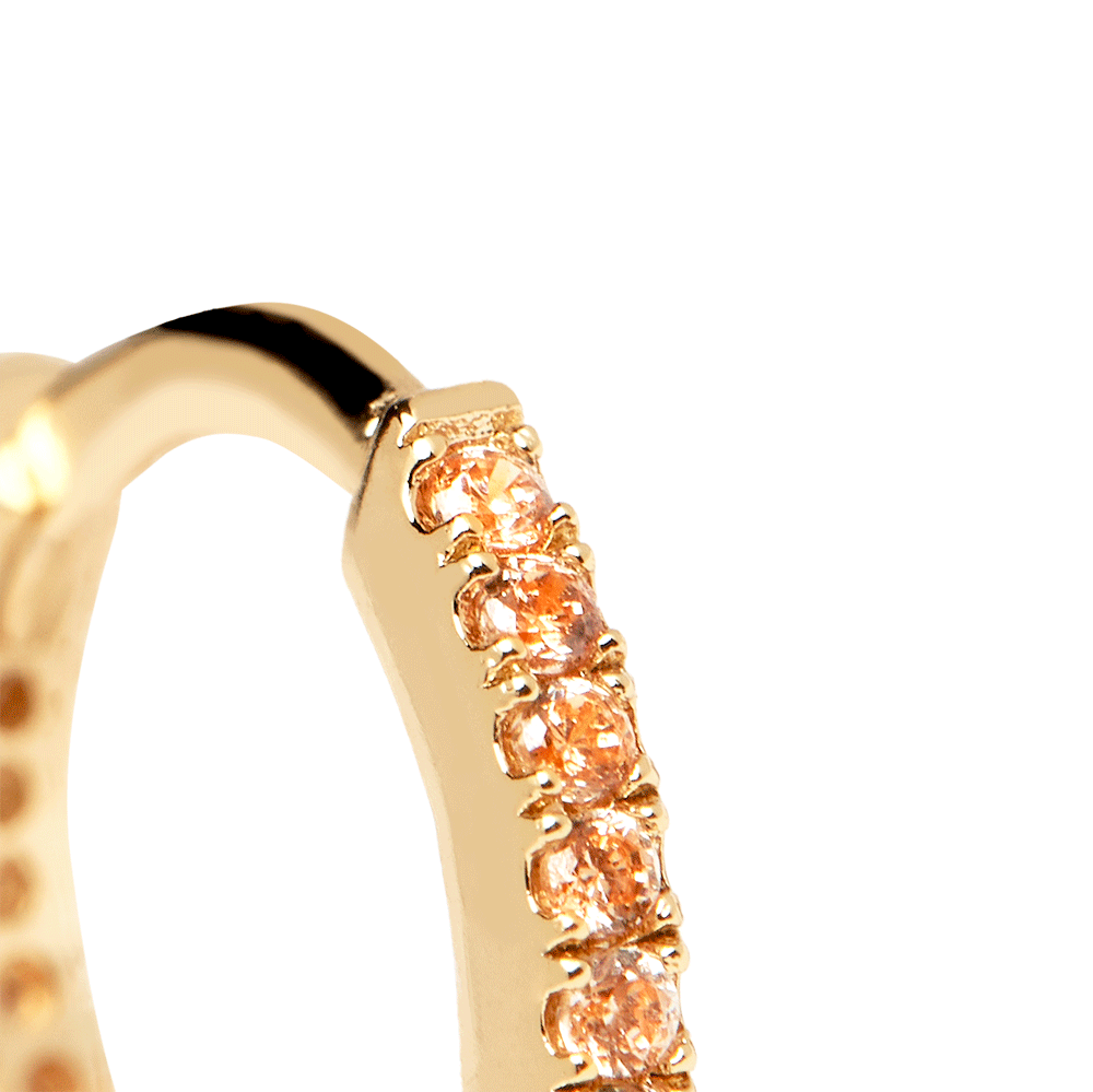 Champagne Mini Hoops Gold