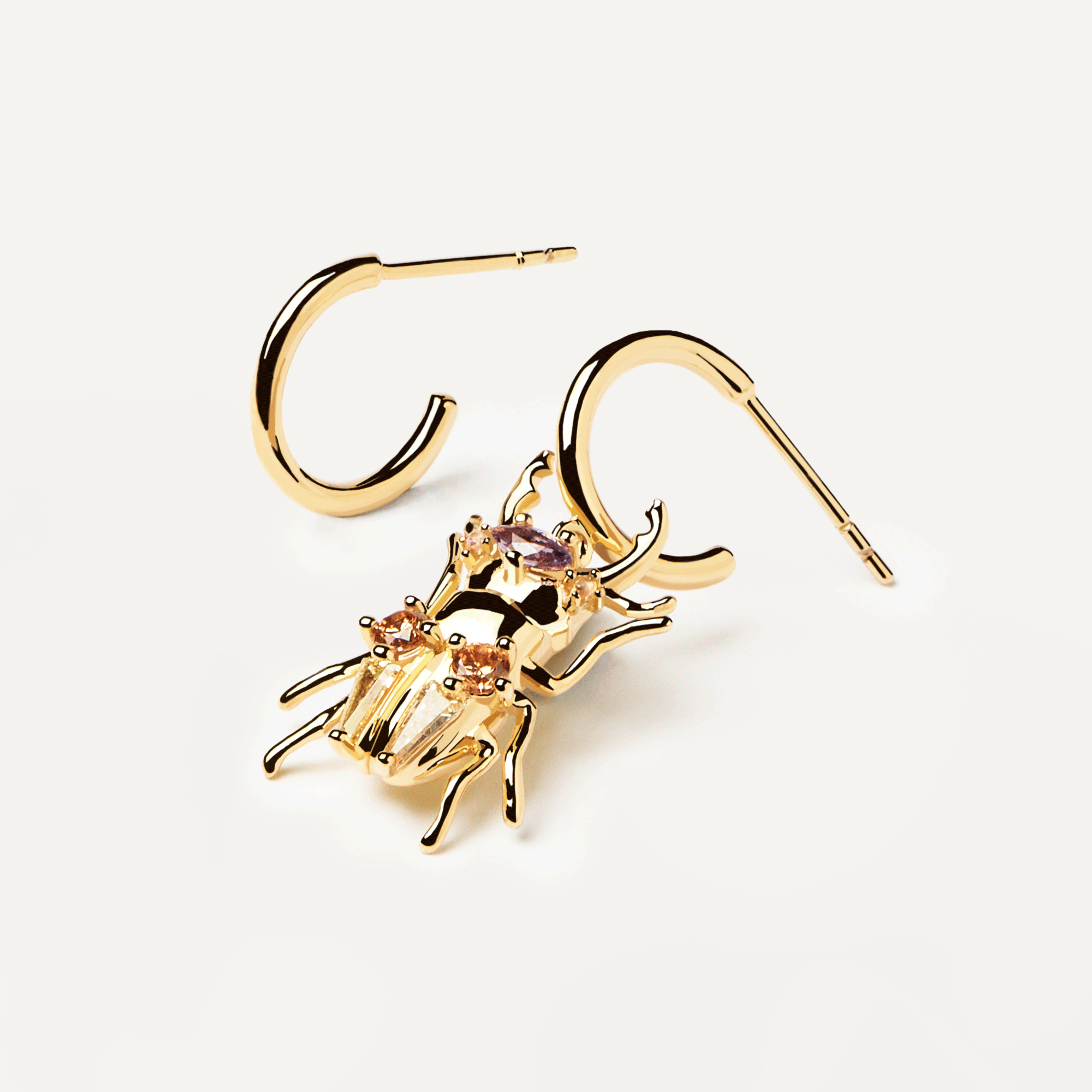 Strength Beetle Earrings